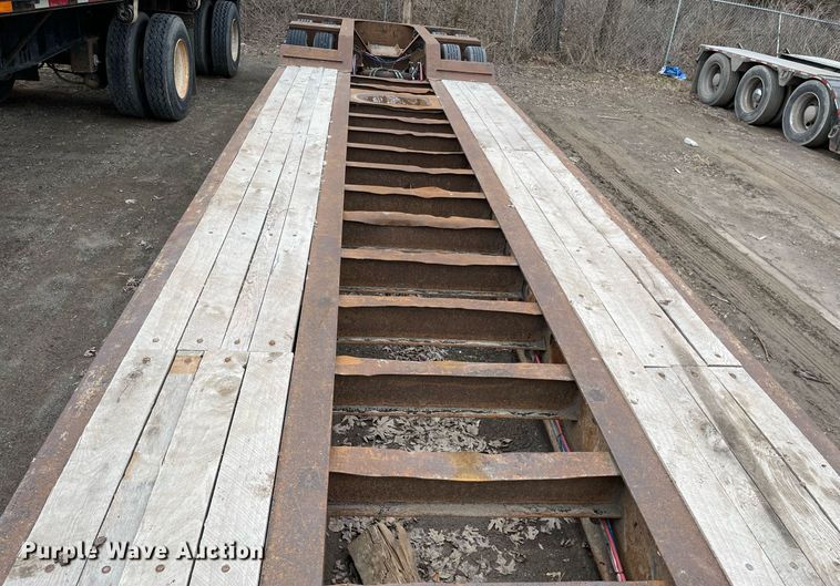 image for item MA9820 2013 Kaufman  lowboy equipment trailer