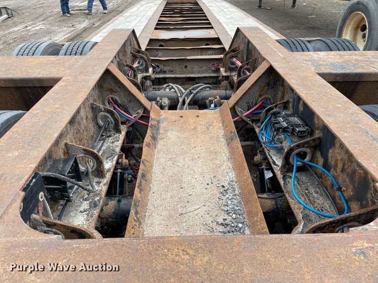 image for item MA9820 2013 Kaufman  lowboy equipment trailer