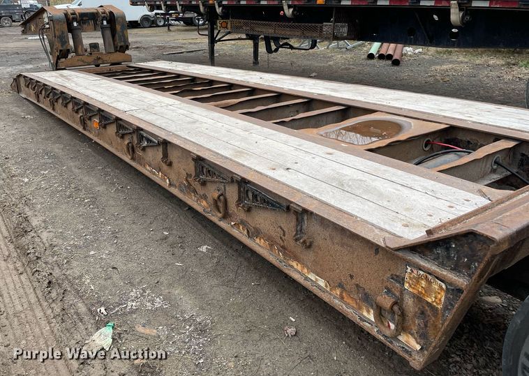 image for item MA9820 2013 Kaufman  lowboy equipment trailer