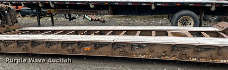 image for item MA9820 2013 Kaufman  lowboy equipment trailer