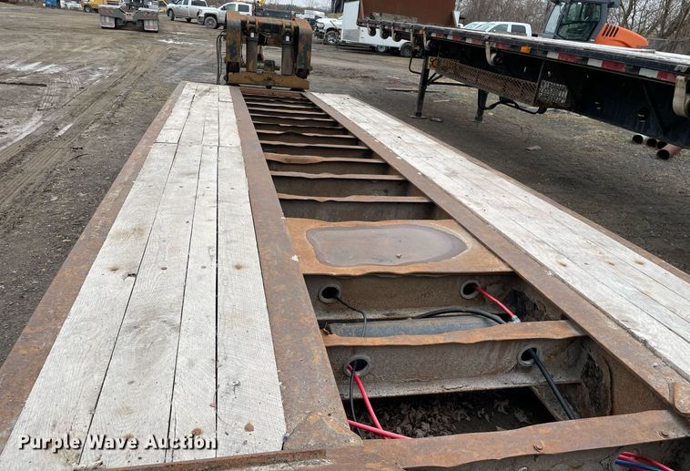 image for item MA9820 2013 Kaufman  lowboy equipment trailer