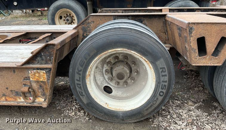 image for item MA9820 2013 Kaufman  lowboy equipment trailer