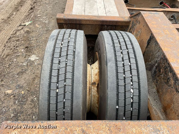 image for item MA9820 2013 Kaufman  lowboy equipment trailer