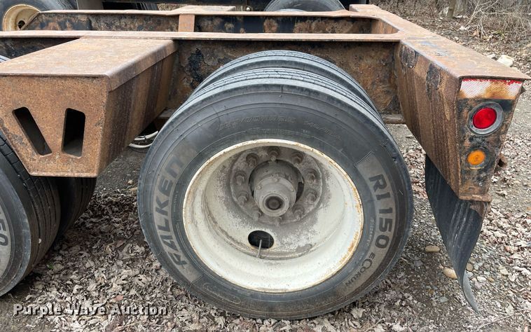 image for item MA9820 2013 Kaufman  lowboy equipment trailer