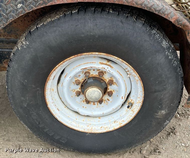 image for item DJ8050 2008 Shop built  pipe trailer