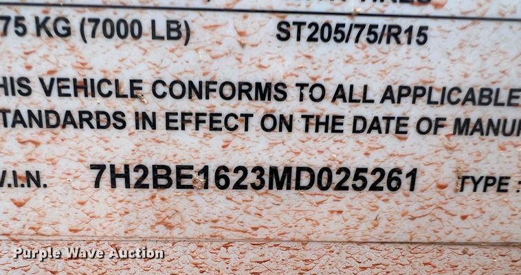 image for item DK7008 2021 Rock Solid Cargo  enclosed cargo trailer