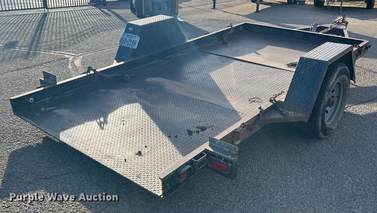image for item DK7208 2004 Texas Bragg  tilt deck utility trailer