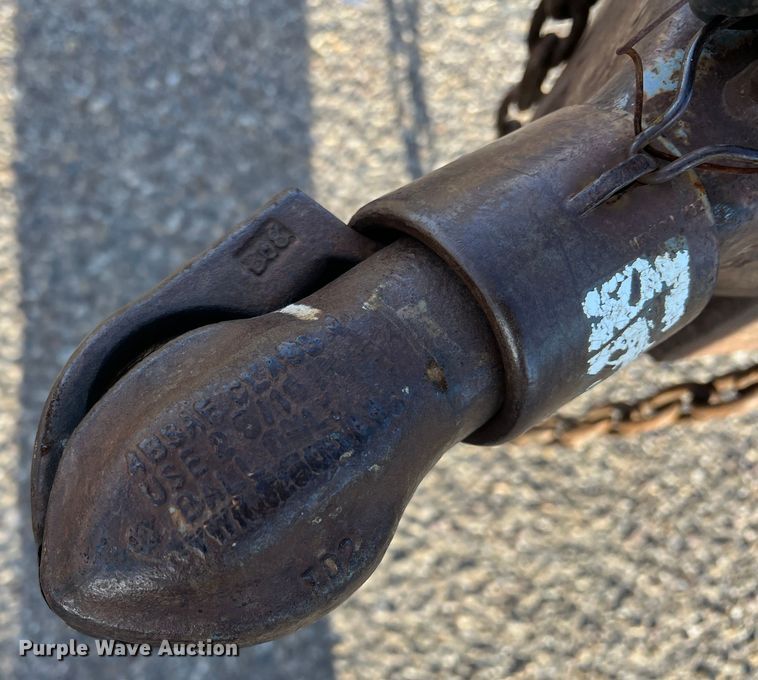 image for item DK7208 2004 Texas Bragg  tilt deck utility trailer