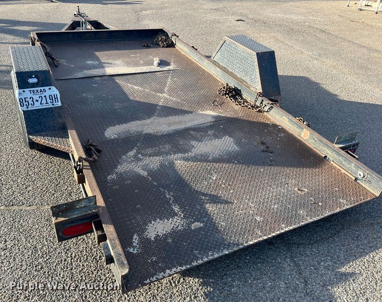 image for item DK7208 2004 Texas Bragg  tilt deck utility trailer