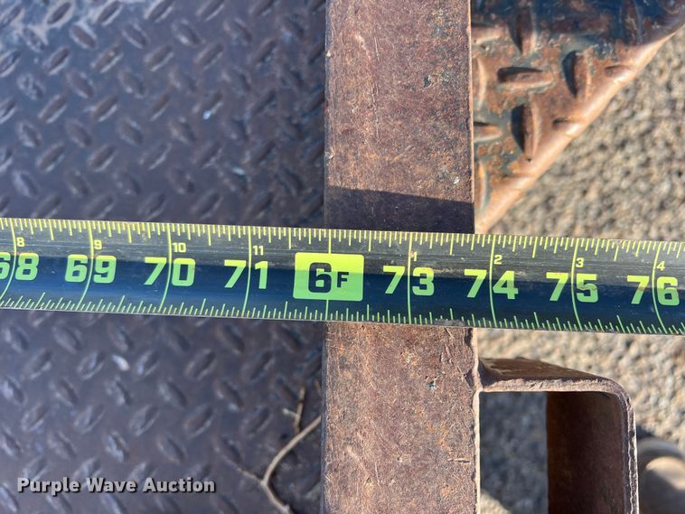 image for item DK7208 2004 Texas Bragg  tilt deck utility trailer