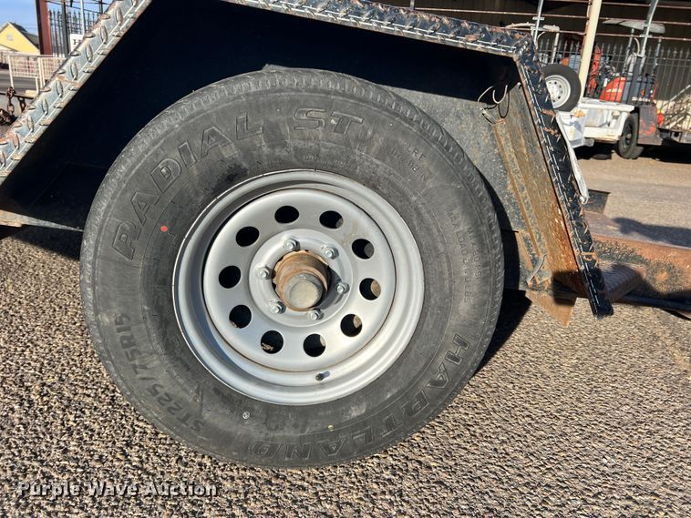 image for item DK7208 2004 Texas Bragg  tilt deck utility trailer