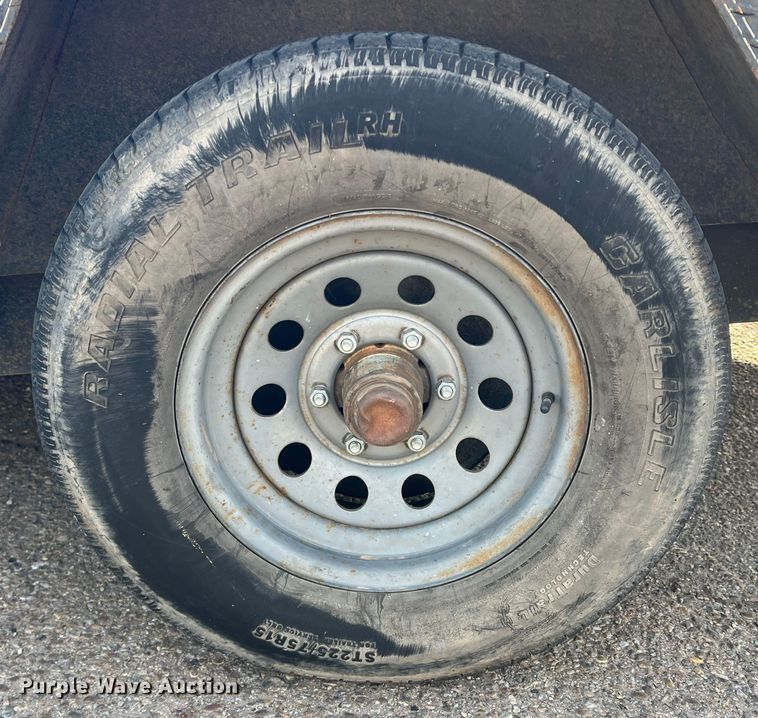 image for item DK7208 2004 Texas Bragg  tilt deck utility trailer