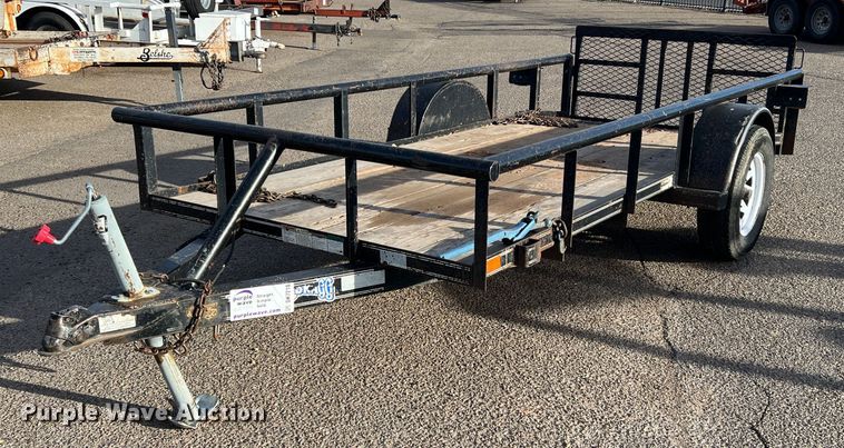 image for item DK7210 2013 Texas Bragg  utility trailer