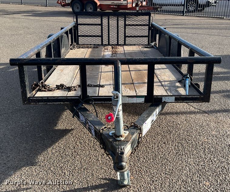 image for item DK7210 2013 Texas Bragg  utility trailer