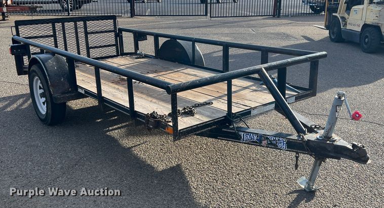 image for item DK7210 2013 Texas Bragg  utility trailer