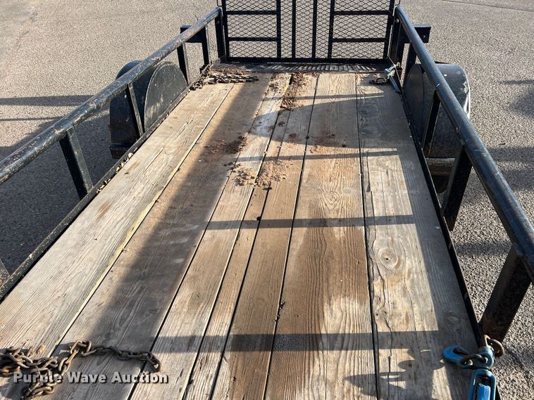 image for item DK7210 2013 Texas Bragg  utility trailer