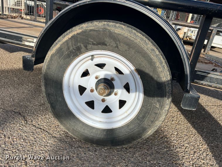 image for item DK7210 2013 Texas Bragg  utility trailer