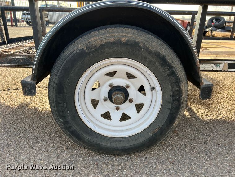 image for item DK7210 2013 Texas Bragg  utility trailer