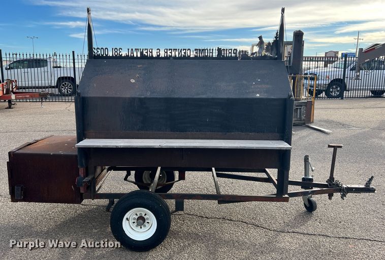 image for item DK7212 Shop built  smoker trailer