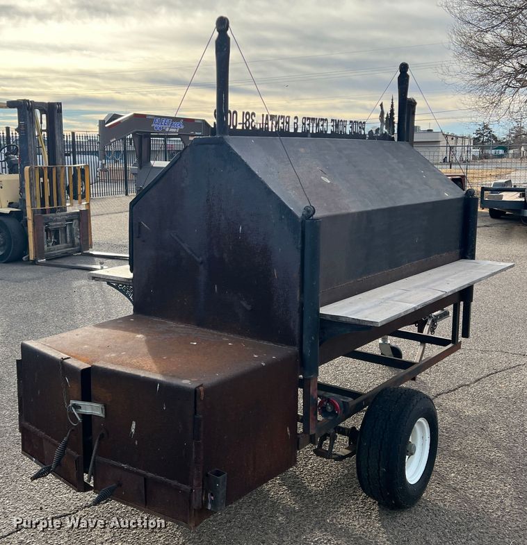 image for item DK7212 Shop built  smoker trailer