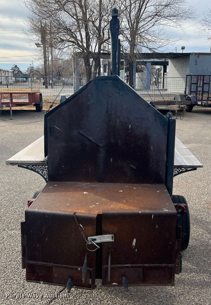 image for item DK7212 Shop built  smoker trailer