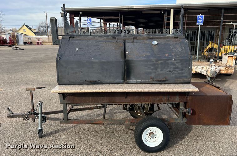 image for item DK7212 Shop built  smoker trailer