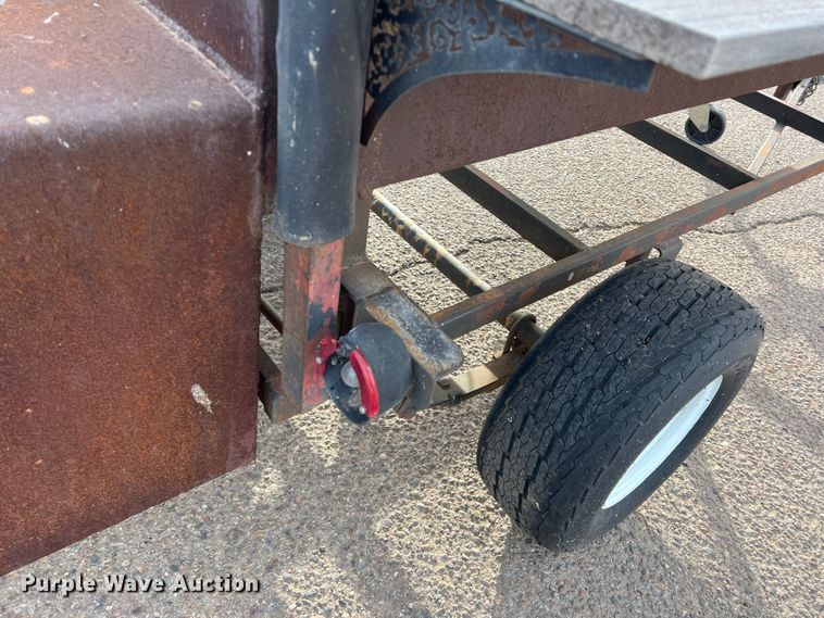 image for item DK7212 Shop built  smoker trailer