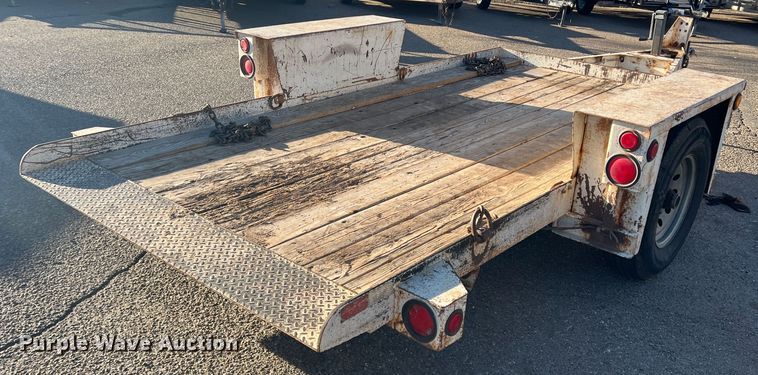 image for item DK7215 2011 Belshe WB1  tilt deck utility trailer