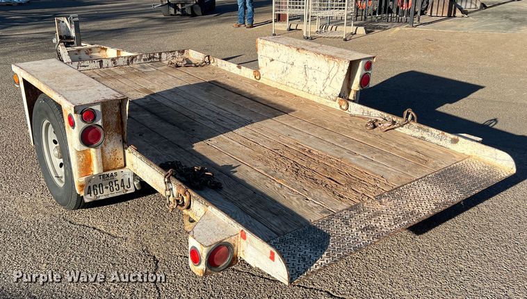 image for item DK7215 2011 Belshe WB1  tilt deck utility trailer