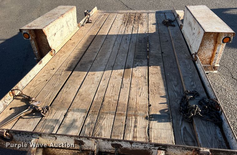 image for item DK7215 2011 Belshe WB1  tilt deck utility trailer