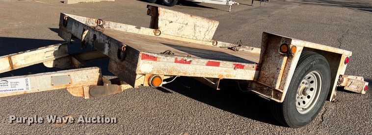 image for item DK7215 2011 Belshe WB1  tilt deck utility trailer