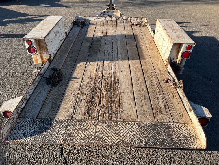 image for item DK7215 2011 Belshe WB1  tilt deck utility trailer