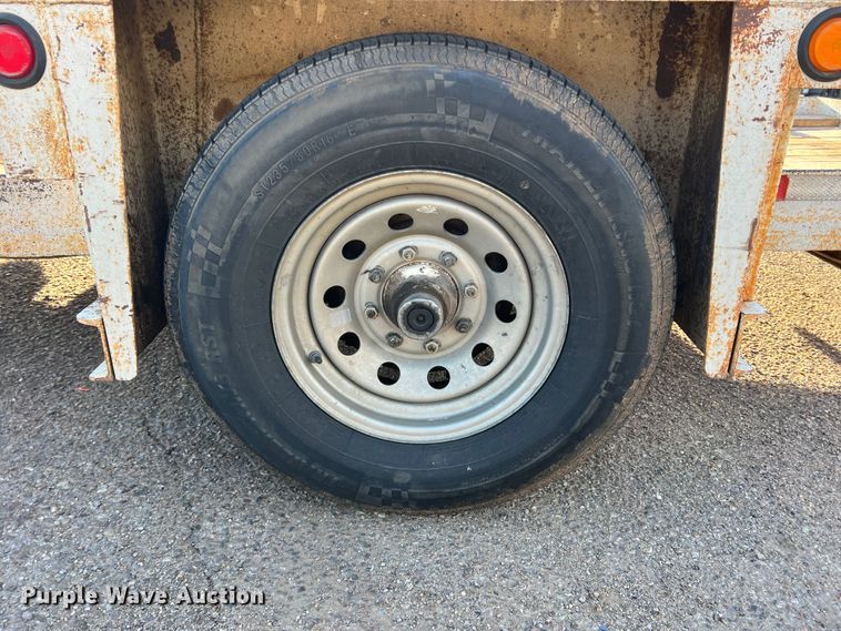 image for item DK7215 2011 Belshe WB1  tilt deck utility trailer