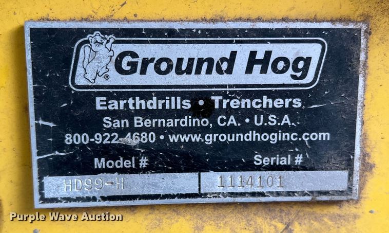 image for item DK7220 Ground Hog HD99-H  post hole auger