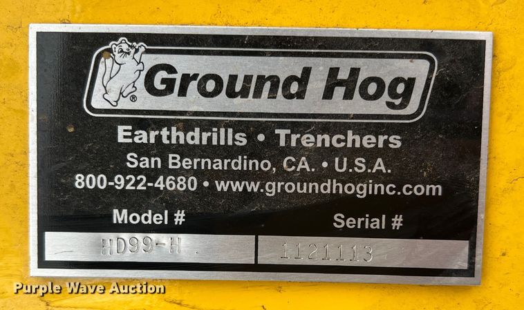 image for item DK7221 Ground Hog HD99-H  post hole auger