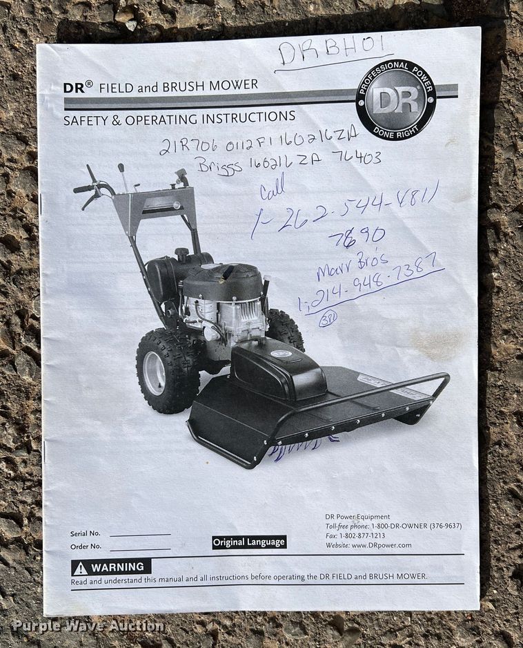 image for item DK7225 DR Pro-26  brush mower