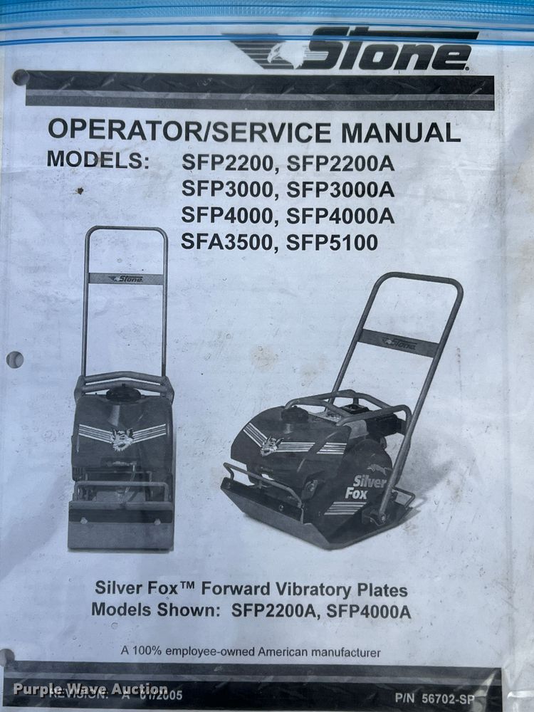 image for item DK7227 Stone SFP3000A  plate compactor