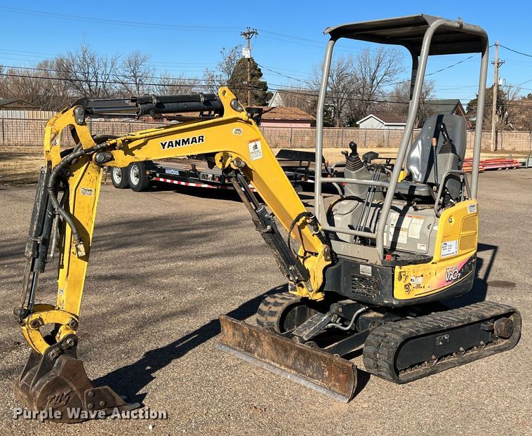 image for item DK7239 2015 Yanmar VI017A  mini excavator