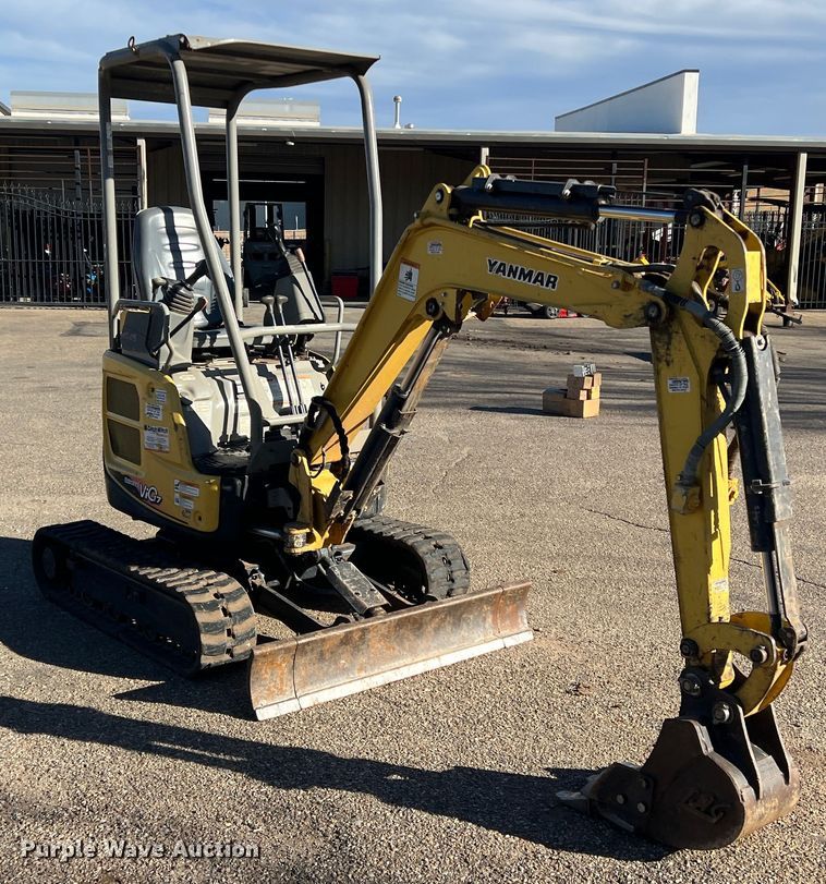 image for item DK7239 2015 Yanmar VI017A  mini excavator