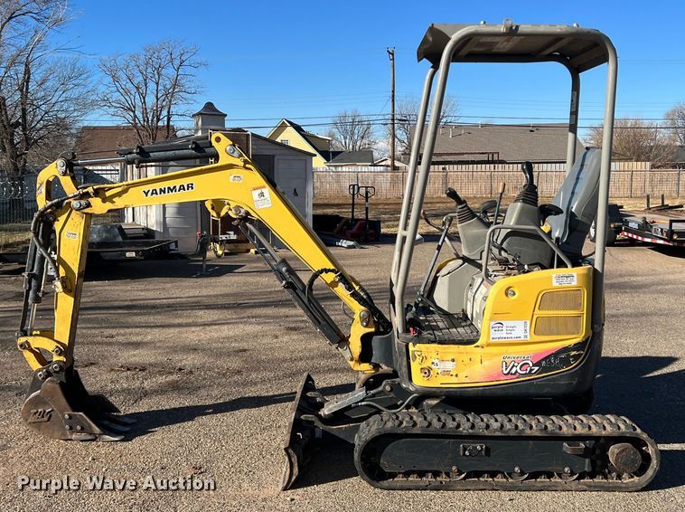 image for item DK7239 2015 Yanmar VI017A  mini excavator