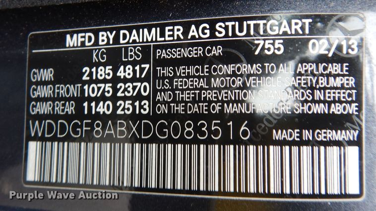 image for item DK7570 2013 Mercedes Benz C300