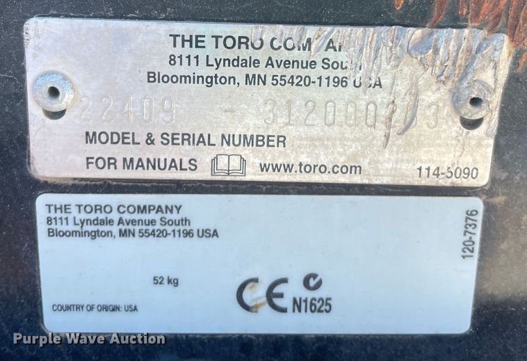 image for item DN4534 2012 Toro TX427  compact utility loader