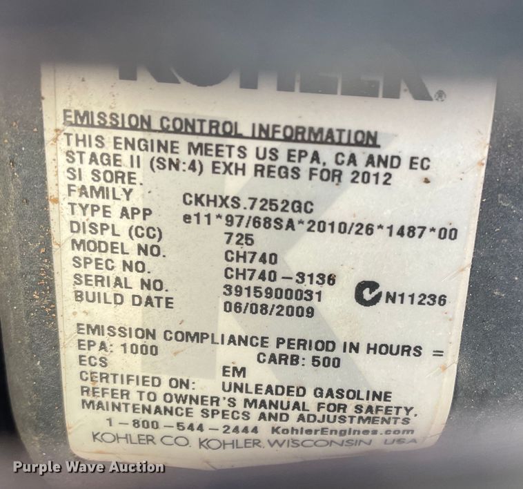 image for item DN4534 2012 Toro TX427  compact utility loader