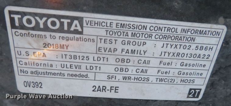 image for item DN7961 2018 Toyota RAV4  SUV