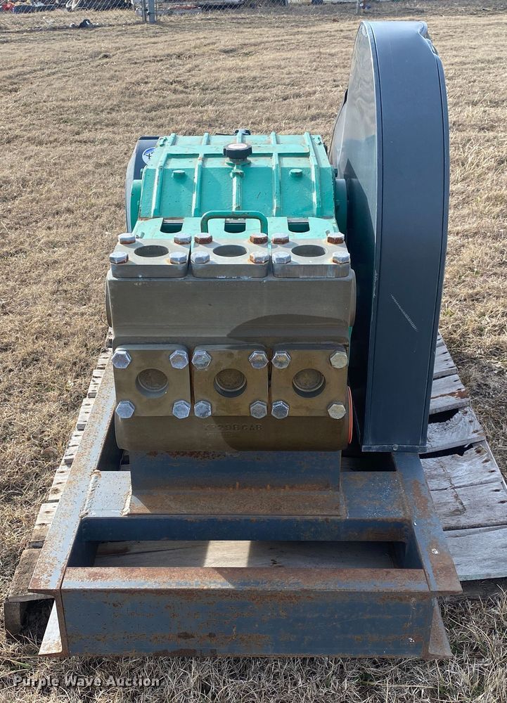 Kerr Pump KP3300 triplex plunger pump in Drumright, OK Item DN8145 sold Purple Wave