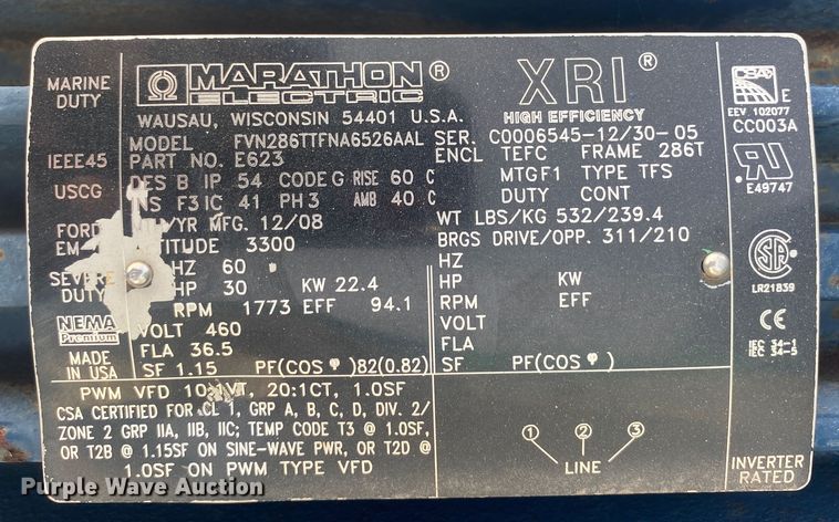 image for item DN8145 Kerr Pump KP3300  triplex plunger pump