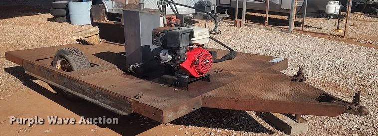 image for item DO3696 Shop built  log splitter trailer