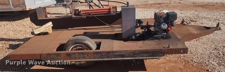 image for item DO3696 Shop built  log splitter trailer