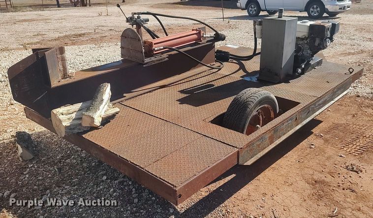 image for item DO3696 Shop built  log splitter trailer