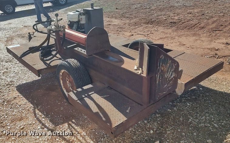 image for item DO3696 Shop built  log splitter trailer